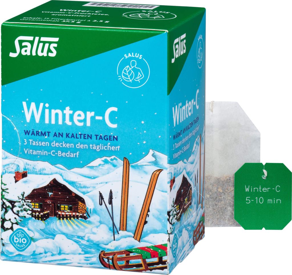 SALUS Pharma Salus Winter-C Vitamin C Fruit Tea, flavored 15 pieces 57g
