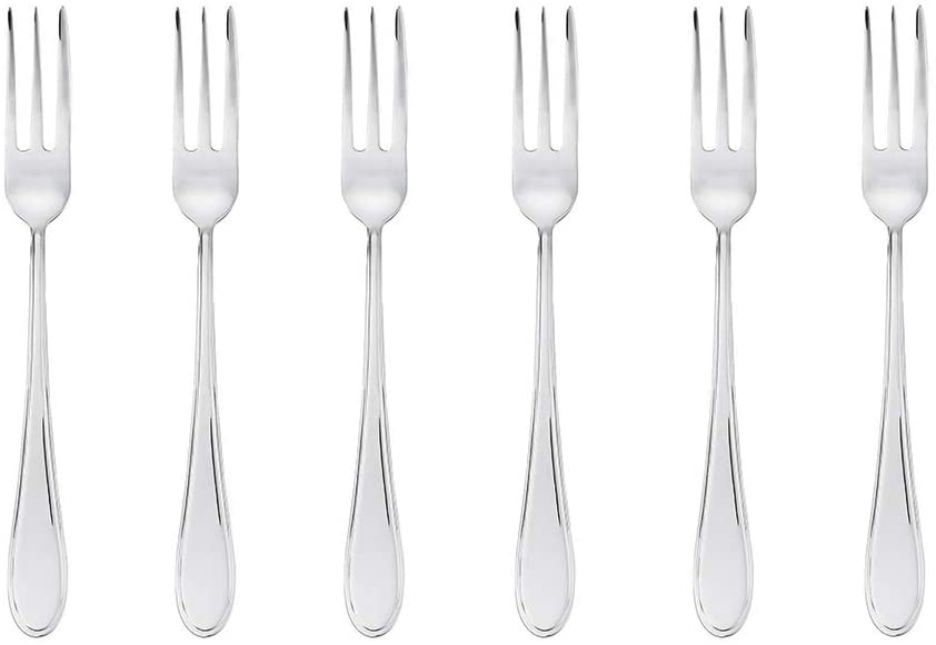 Sambonet 52559A55 Frame Cake Forks Set of 6 Stainless Steel 18 x 10 cm