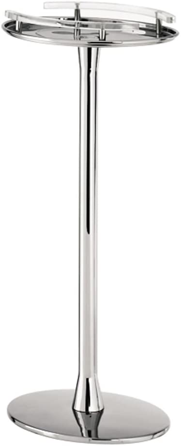 Sambonet 56755 20 Bamboo Wine Cooler Stand Height 61,8 cm 18/10 Stainless Steel, Silver
