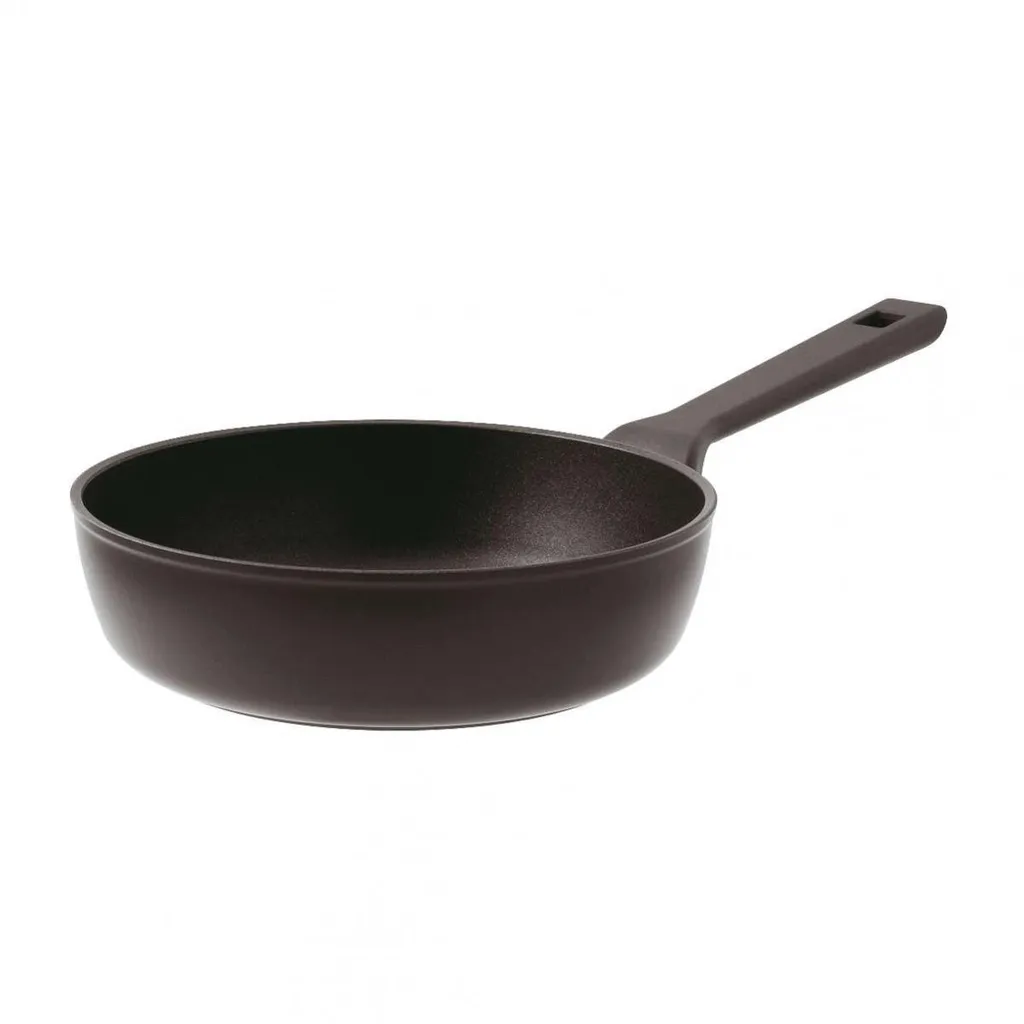 Sambonet frying pan, high-sided, 24cm, aluminum, black, 51048-24