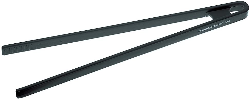 Sambonet Kitchen Gadget - Grey Cooking Tongs, Grill Tong, Hamburger Turner, 51595B03