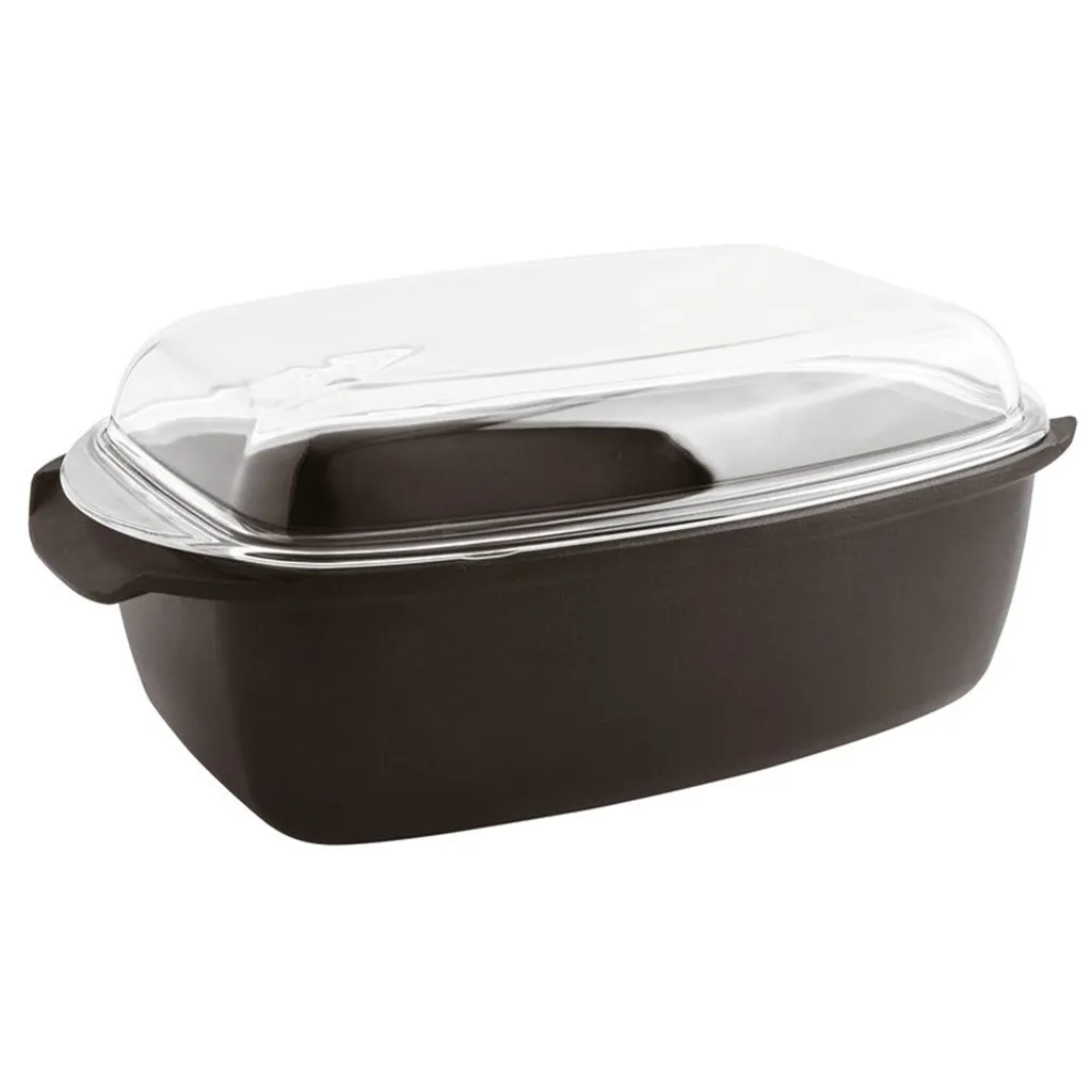 Sambonet roasting pan 32 cm mD aluminium black 51025-32