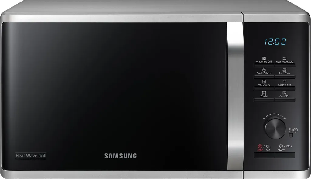 Samsung MG23K3575AS/EO, countertop, grill microwave, 23 l, 800 W, built-in display, LED
