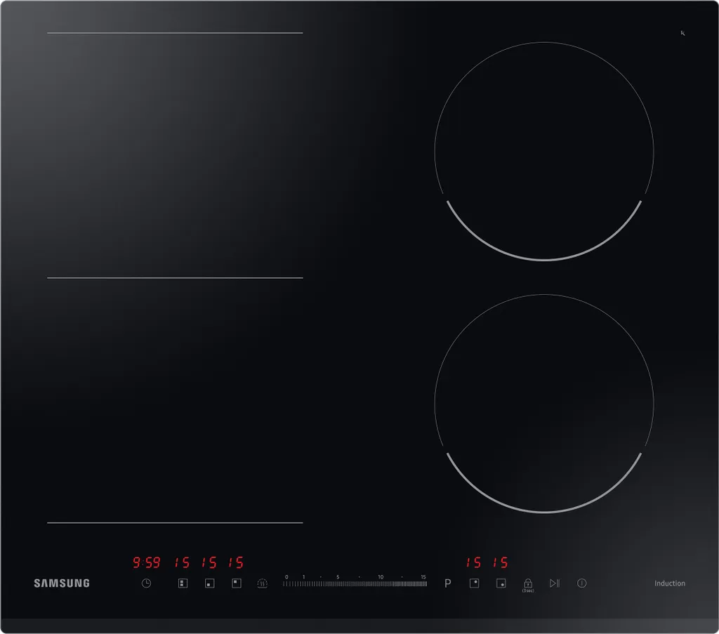 Samsung NZ64R3747BK Black Integrated 60 cm 4-Zone Induction Hob