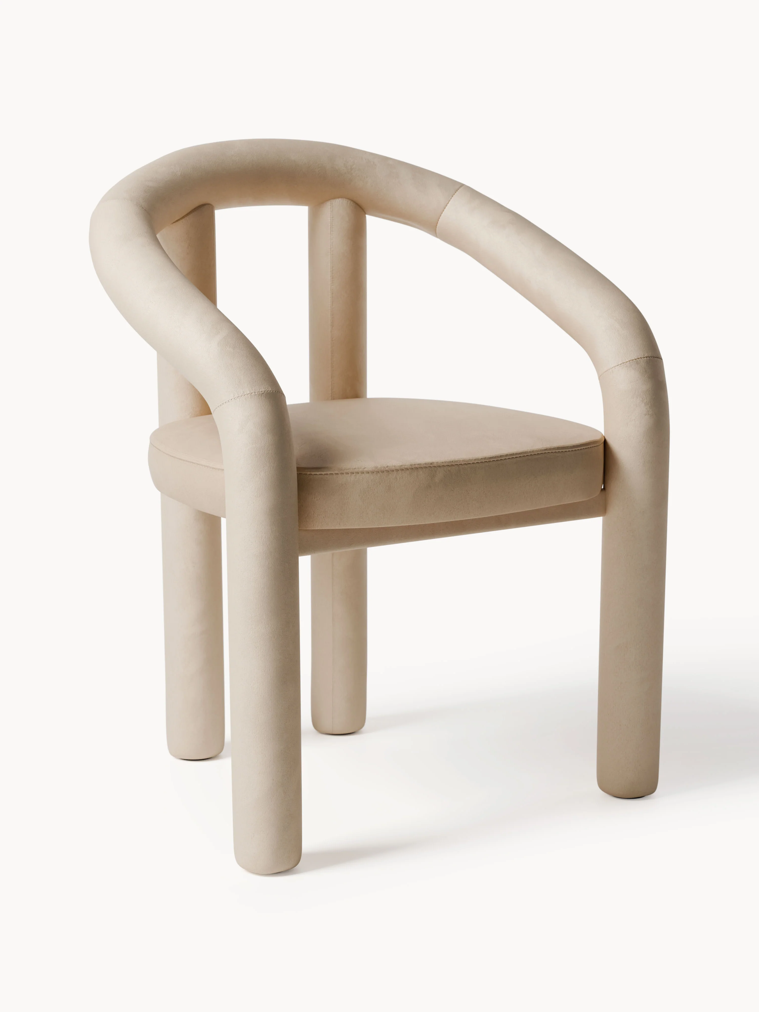 Westwing Collection Calan velvet armchair