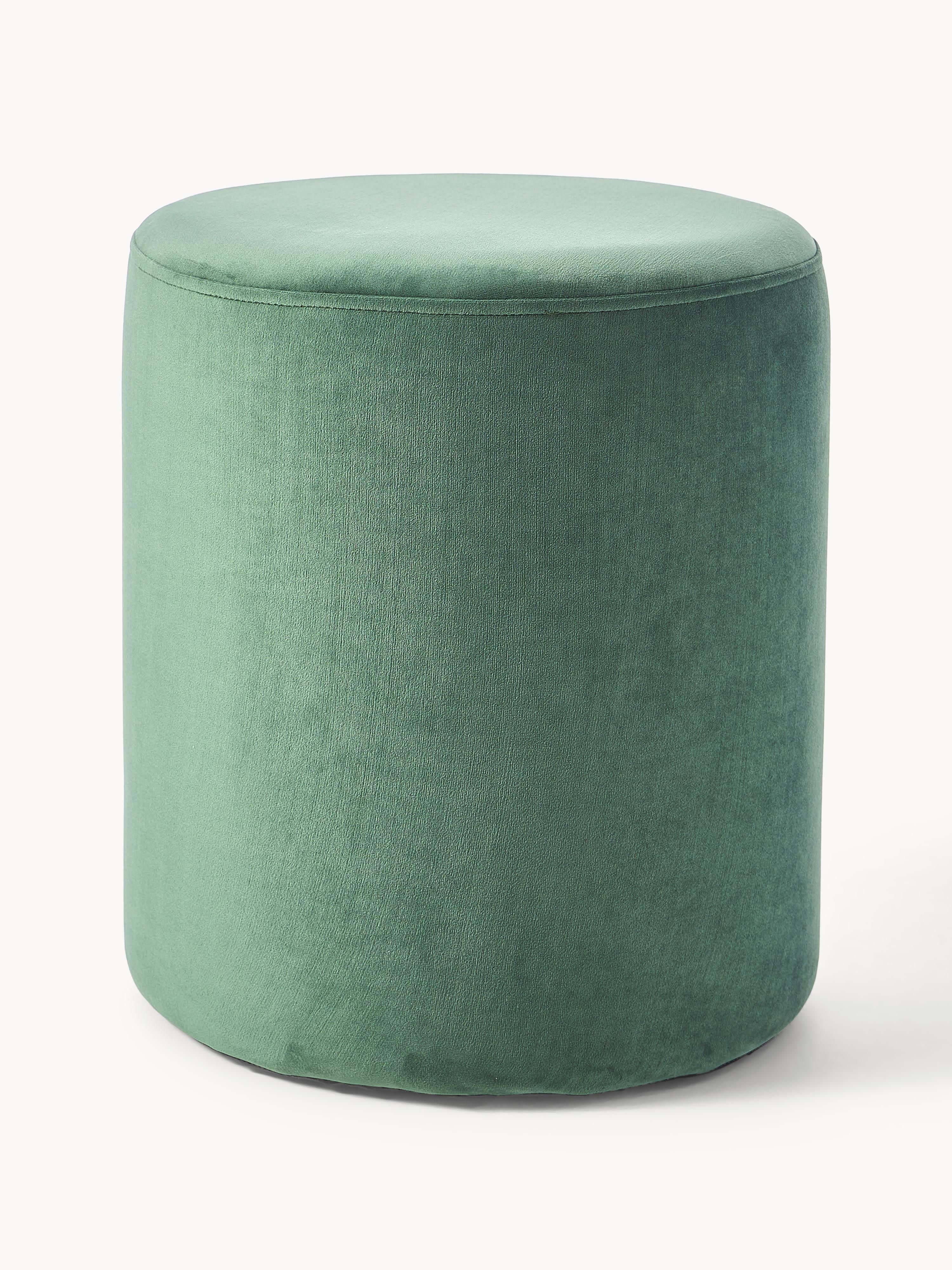 Westwing Collection Daisy velvet upholstered stool