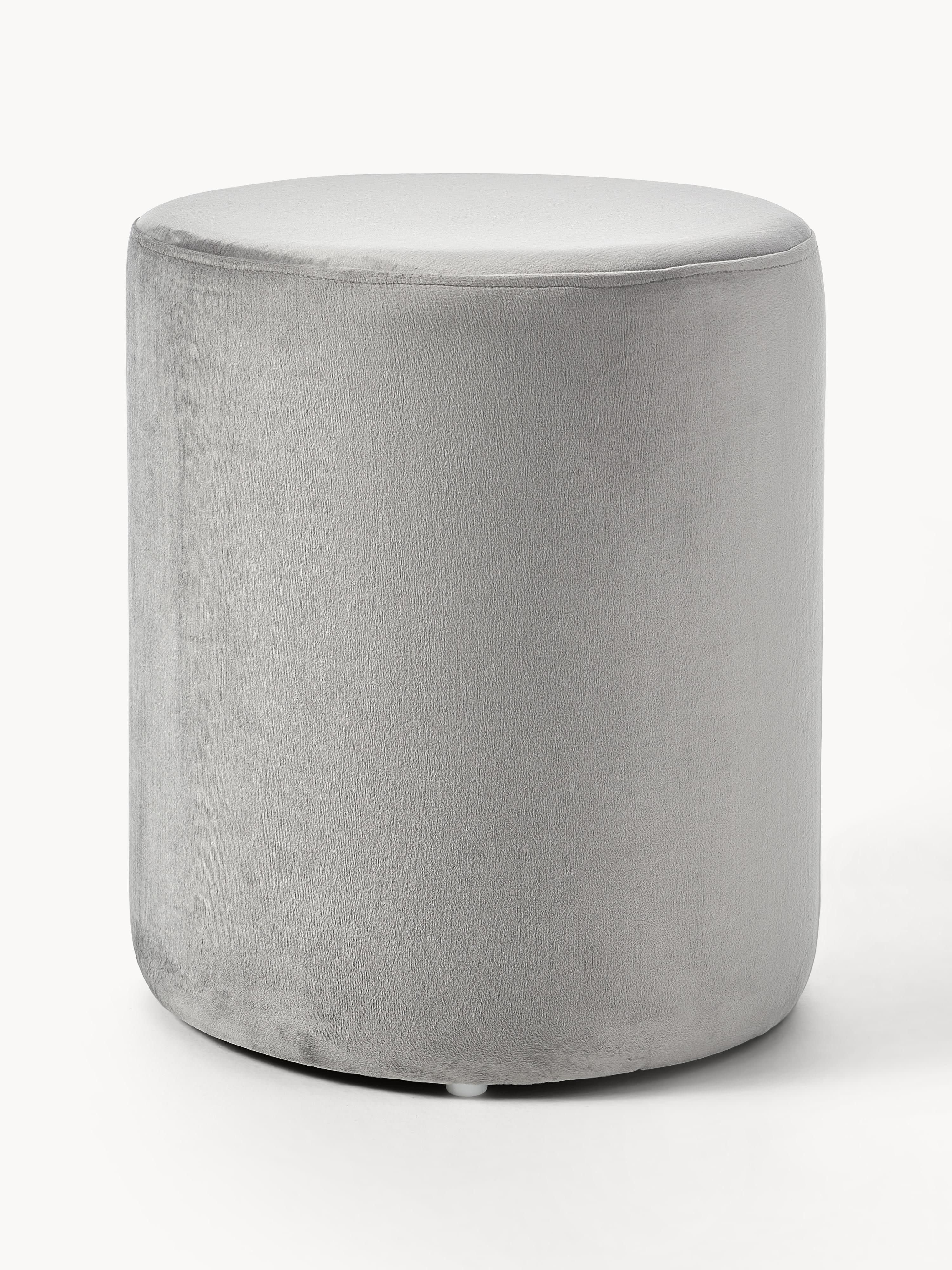 Westwing Collection Daisy velvet upholstered stool