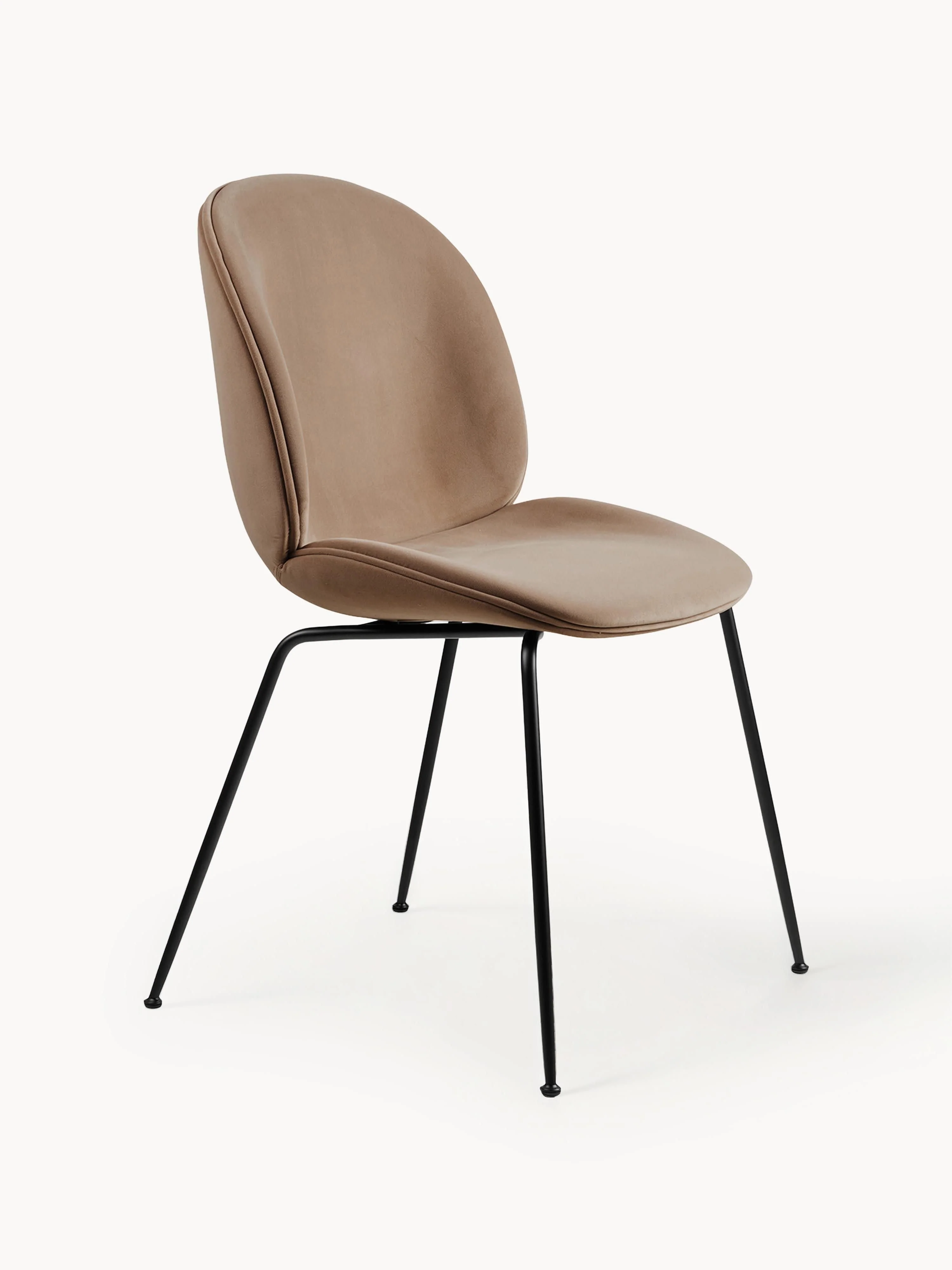 gubi Beetle velvet upholstered chair