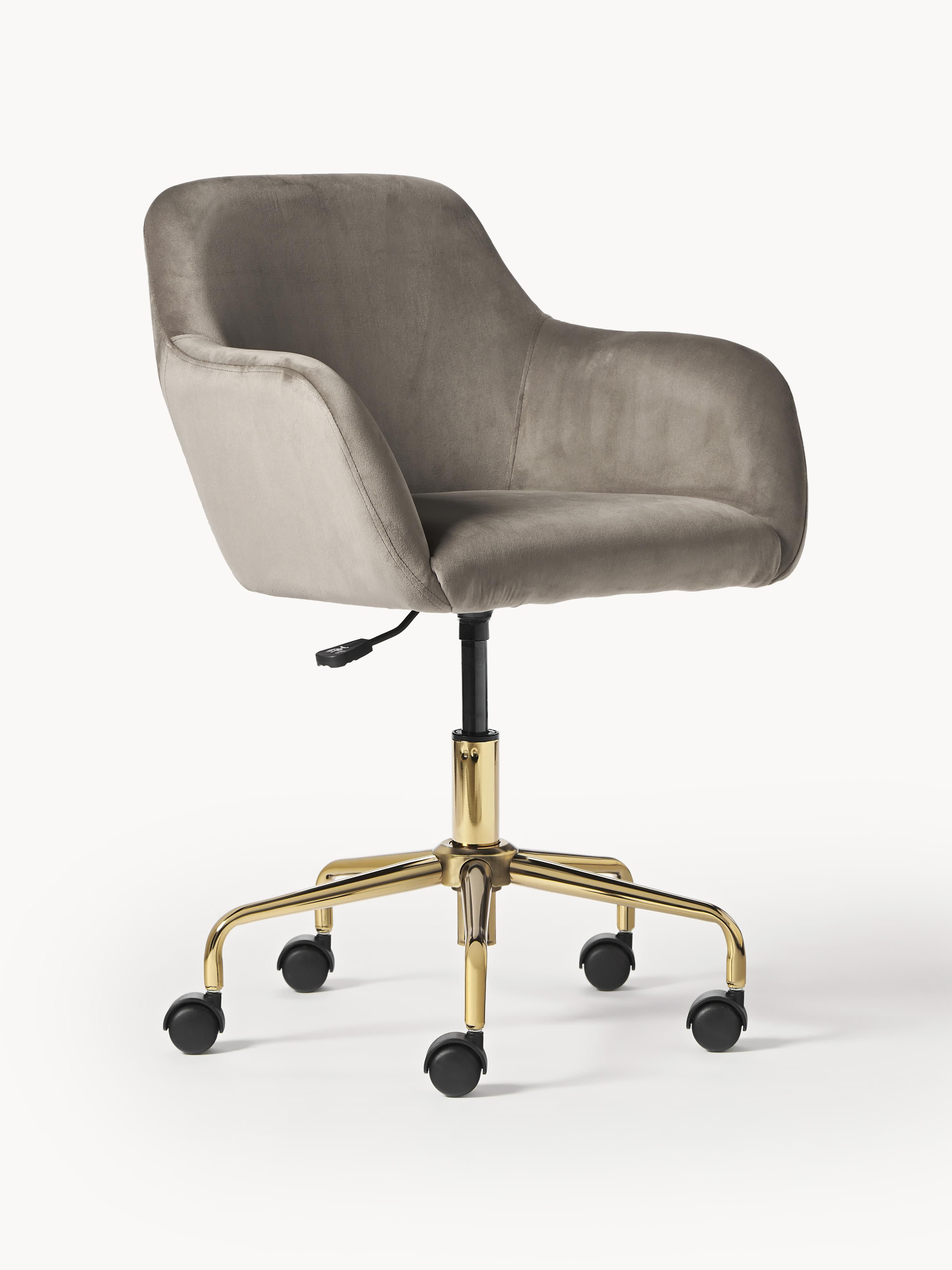 Westwing Collection Velvet desk chair Lucie