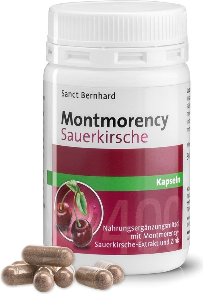 Sanct Bernhard Montmorency Sour Cherry - 90 Capsules 82g
