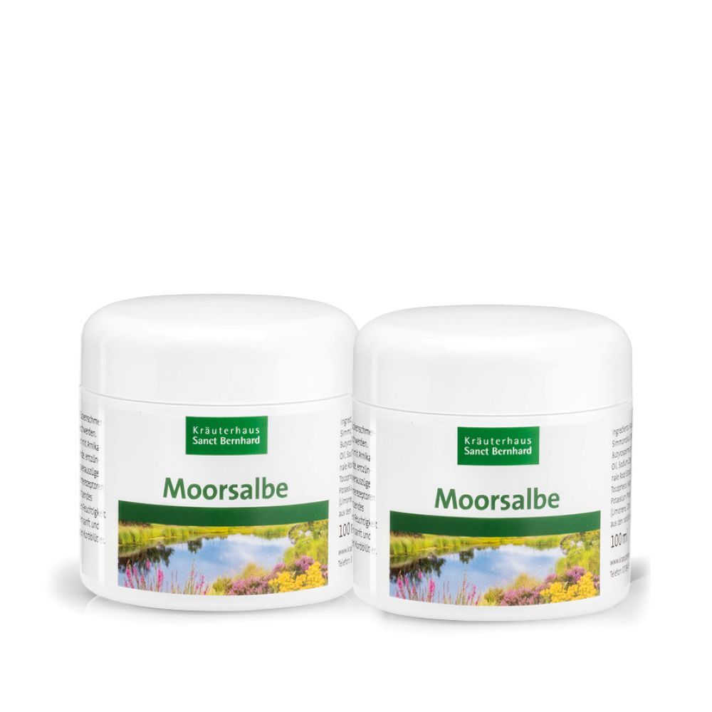 Sanct Bernhard Moor Ointment with Arnica, Rosemary, Ginger & Jojoba Oil, 2x100 ml