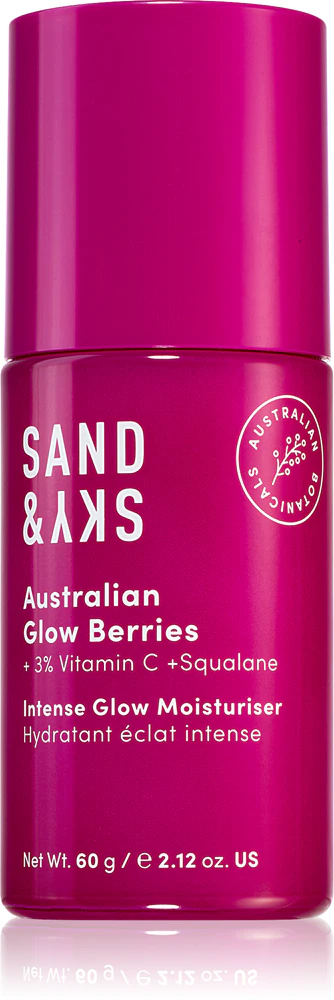 Sand & Sky Australian Glow Berries Intense Glow Moisturizer hydrating fluid for facial skin rejuvenation