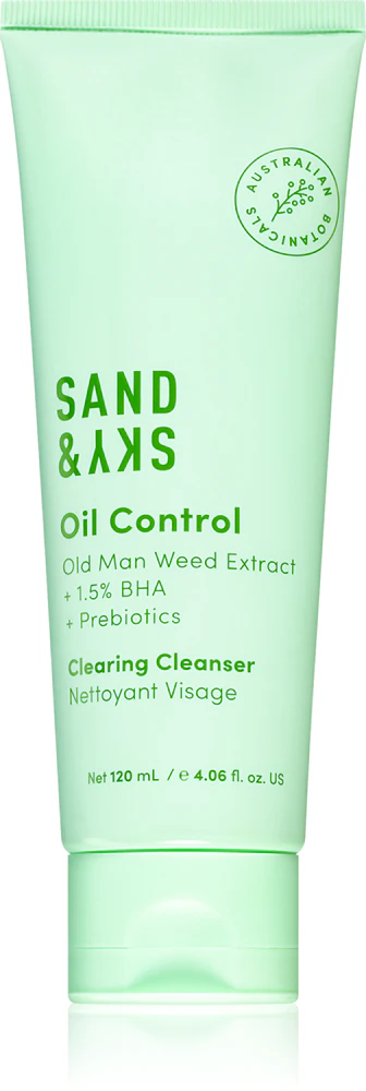 Sand & Sky Oil Control Clearing Cleanser refreshing cleansing gel for oily and problematic skin