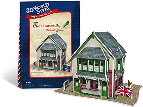 CubicFun Sandwichladen England 3D Puzzle Cubic Fun