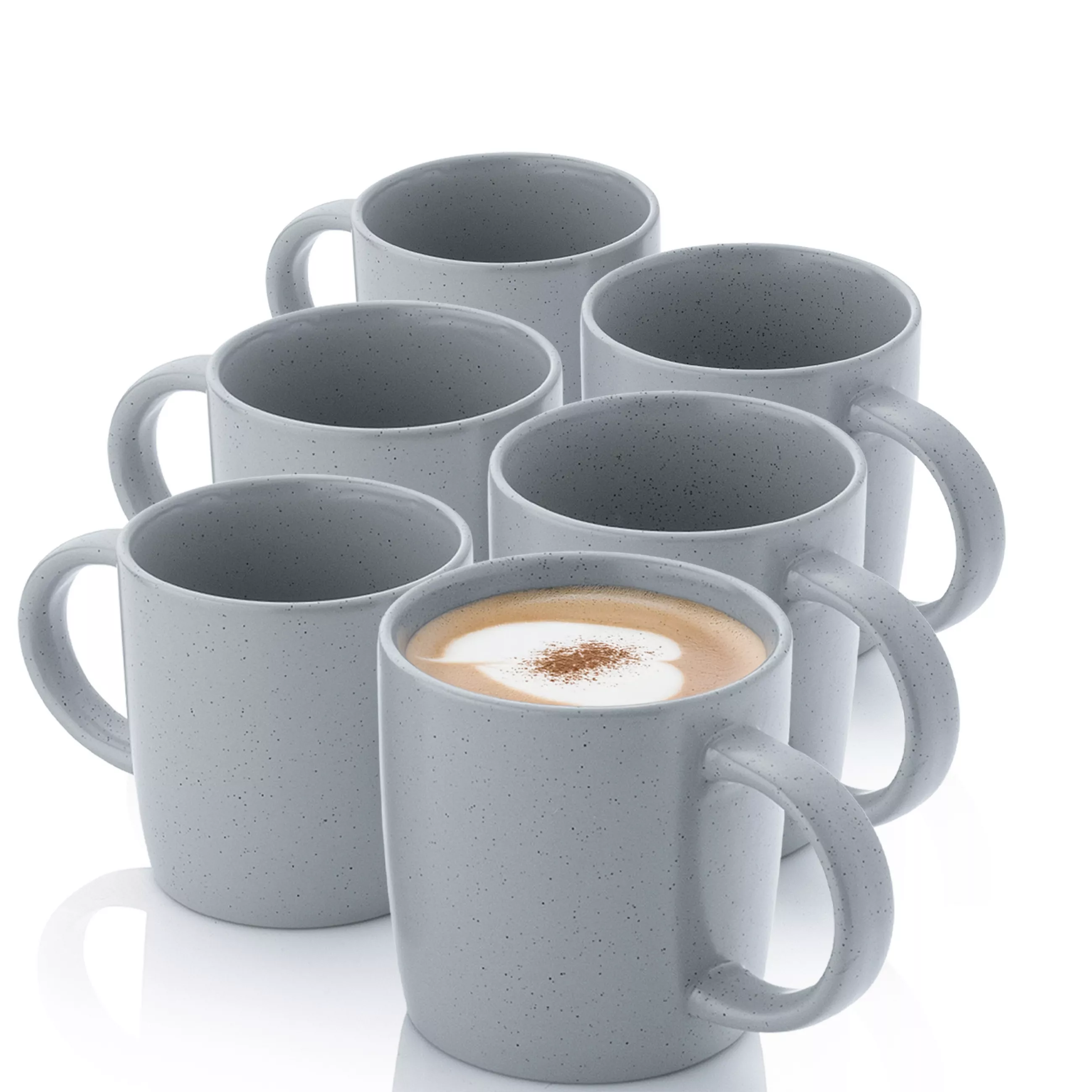 Sanger Sänger Coffee Mugs LEEDS STERLING - 6-piece set made of stoneware