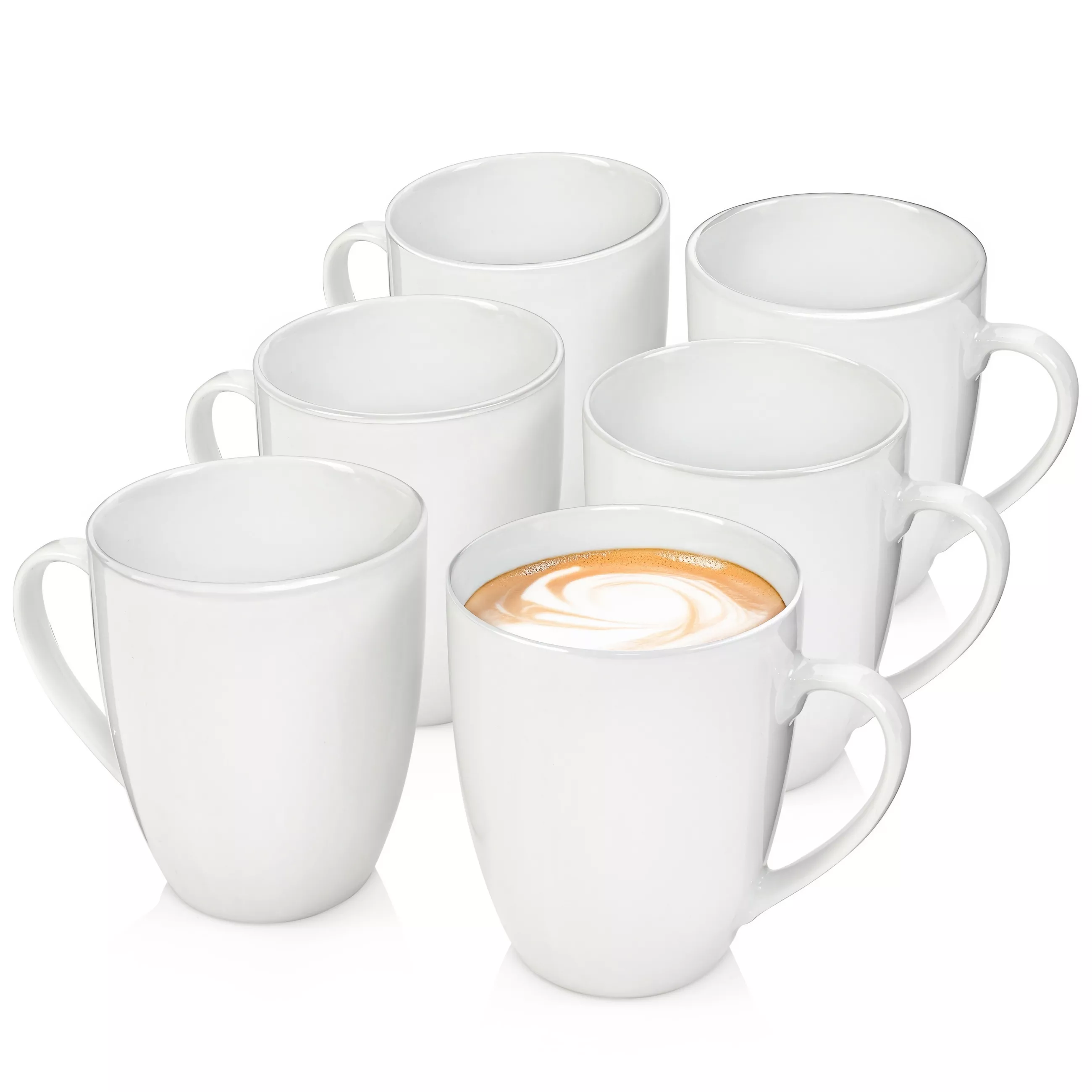 Sanger Sänger Coffee Mug Set New Port - 6 pieces made of porcelain