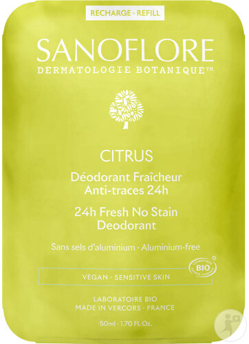 Sanoflore Citrus 24h Refill Deodorant 50ml