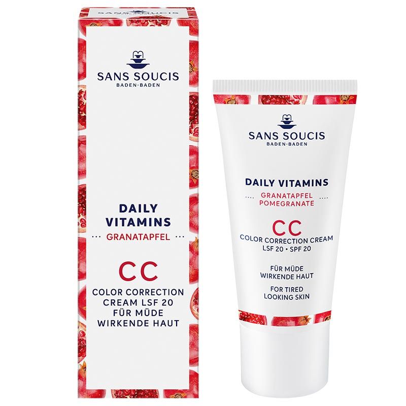 Sans Soucis DailyVitamins Pomegranate CC Cream SPF20 Tired Skin 30 ml