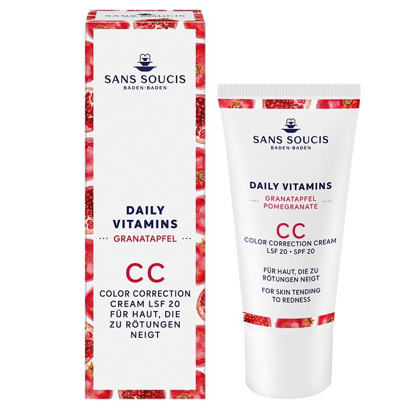 Sans Soucis DailyVitamins Pomegranate CC Cream SPF20 Redness 30 ml