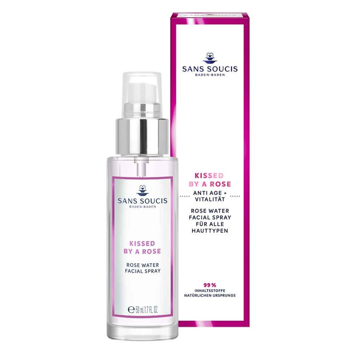 Sans Soucis Kissed by a Rose Anti Age Water Facial Spray 50 ml