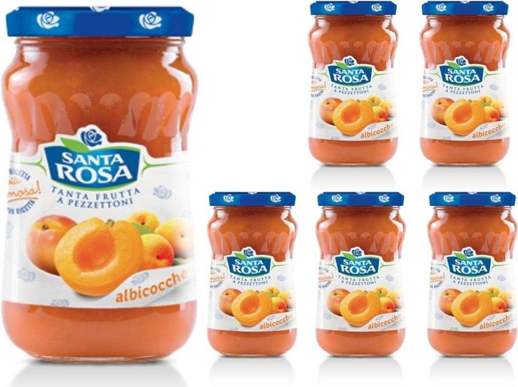 Santa Rosa Extra Apricot Jam, 6-Piece, 350-gram Pack