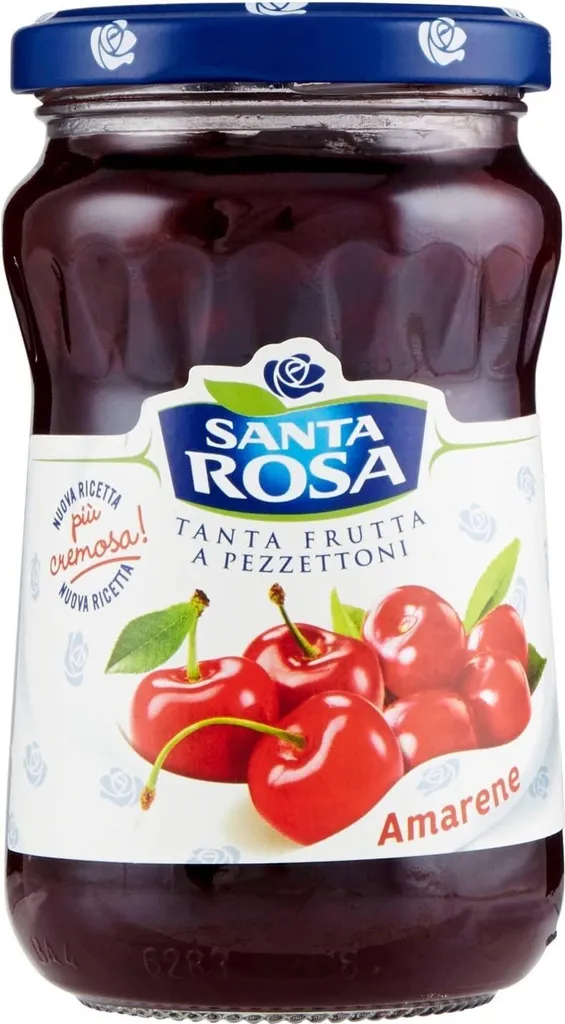 Santa Rosa Cherry Jam, Preserve, Fruit Spread from Italy, 350g