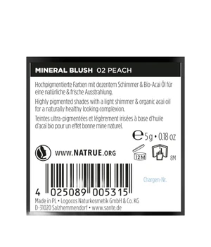 Sante Mineral Blush, Nr. 02 - Peach