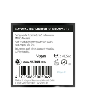 Sante Natural Highlighter, Nr. 01 - Champagne