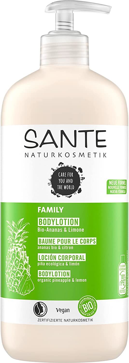 SANTE Naturkosmetik Feuchtigkeitsspendende Körperpflege gegen trockene Haut 500 ml