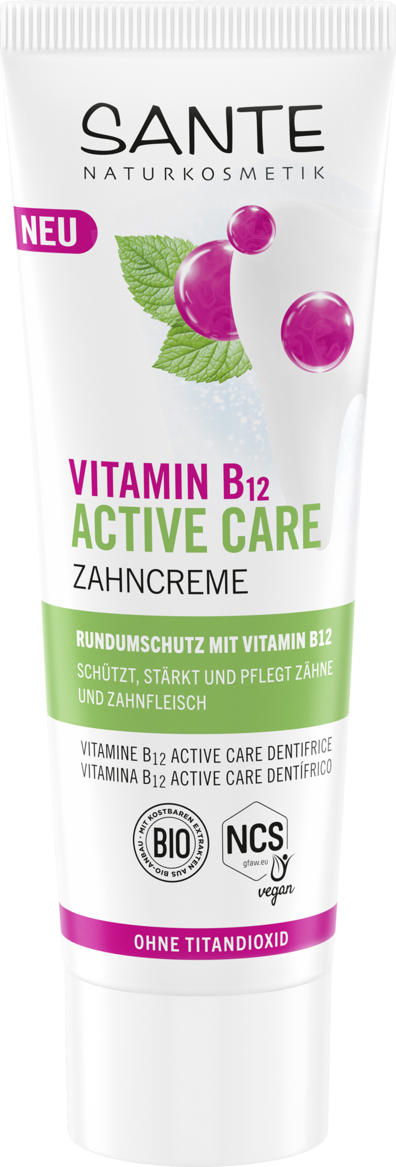 Sante Vitamin B12 Active Care toothpaste