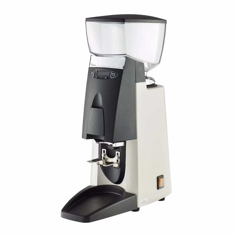 Santos Barista quiet espresso coffee grinder white 55WA