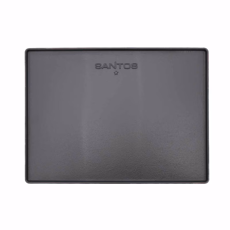 SANTOS BBQ Grill Plate for BBQ, 43.3 x 32 cm (Soy Oil Variant)