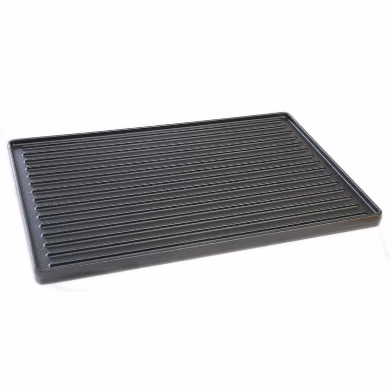 SANTOS BBQ Reversible Grill Plate for Weber Spirit, 44.2 x 26.4 cm