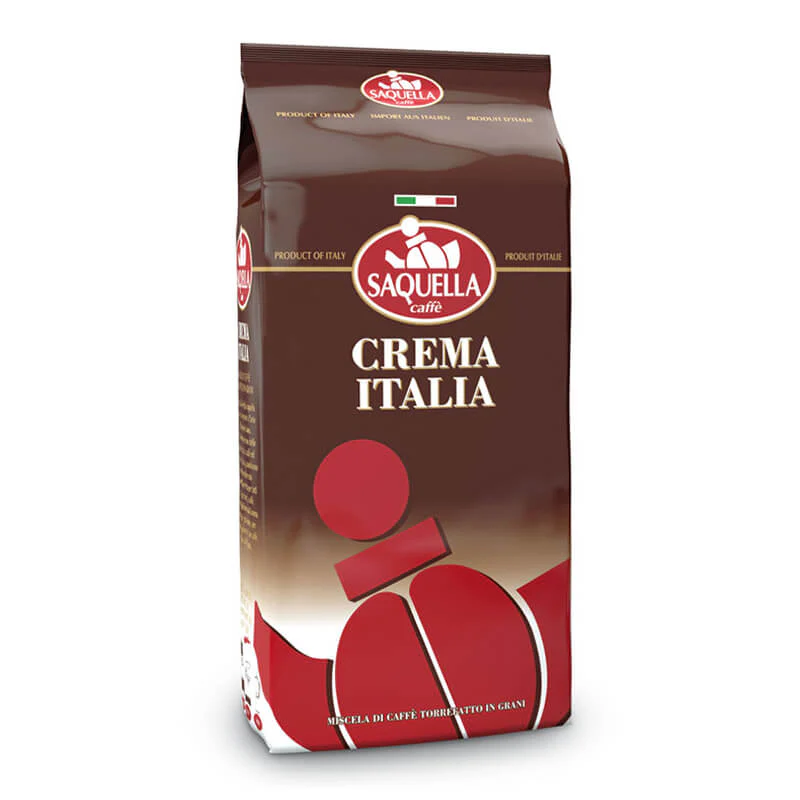 Saquella Crema Italia, 1 kg / ganze Bohne