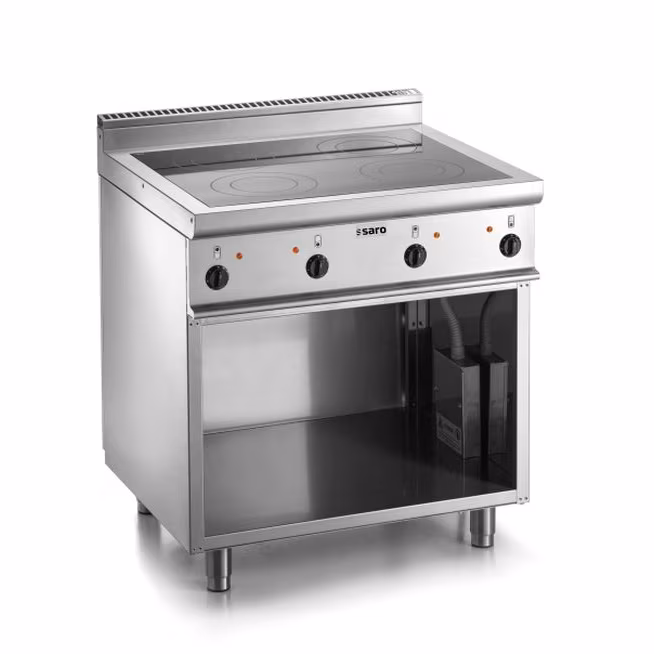 Saro ceramic hob with open base, model E7/Cve4Ba