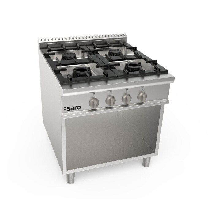 Saro Gas Cooker Open Undercounter 4 Burners Model Lq / Cug4Ba