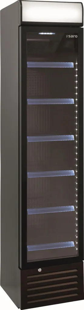 Saro beverage refrigerator DK 134 with light box - 1 glass door,