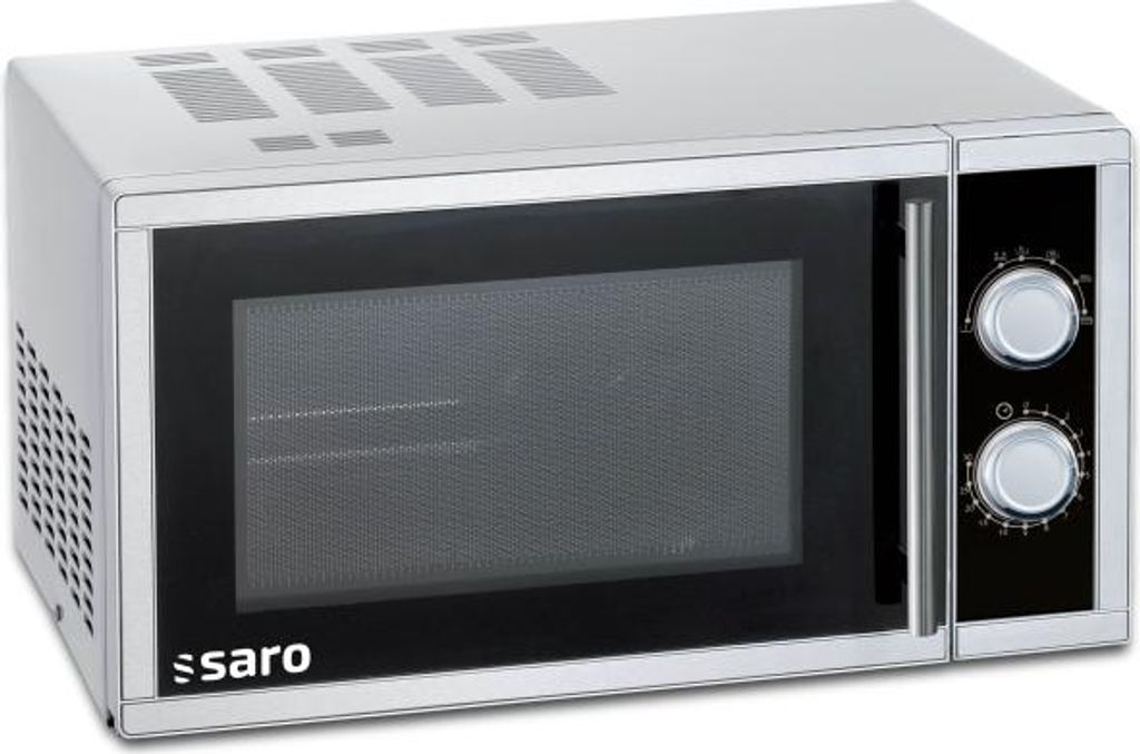 Saro Microwave with Grill WD 900 U – Stainless Steel, 230 V, 25 l, 1.4 kW