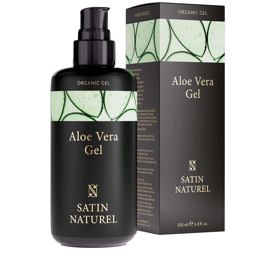 SATIN NATUREL Aloe Vera Organic Gel 200 ml