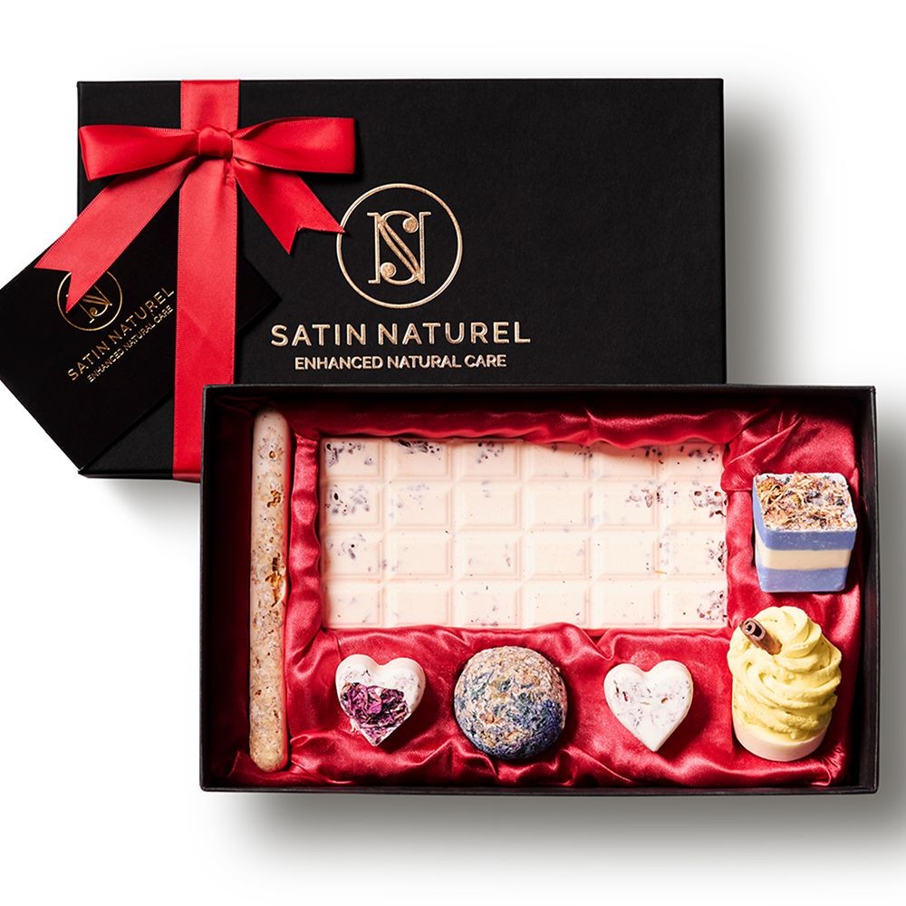 SATIN NATUREL bath chocolates oasis of the senses 345 g