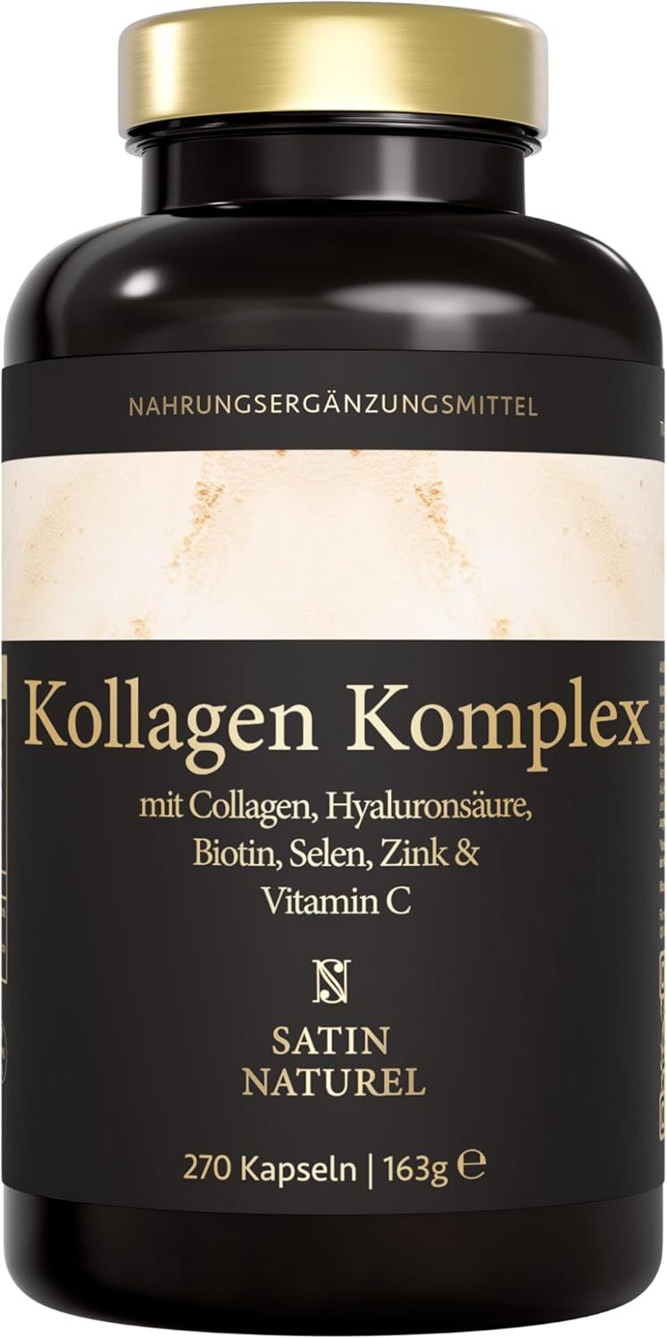 Satin Naturel Hyaluronic Acid Collagen Complex 270 Capsules