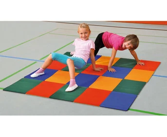 Set of 24 gymnastics and play tiles
