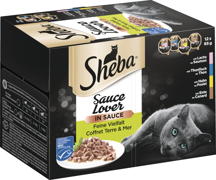 Sheba Sauce Lover Fine Variety Multipack