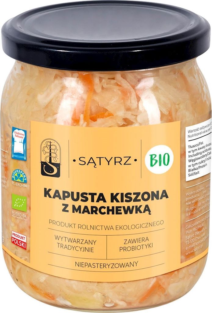 Biogo Sauerkraut with Carrots 450 g - SĄTYRZ