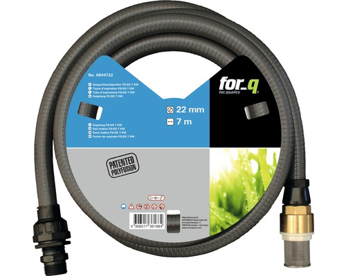 Suction hose set for_q FQ-SG, 7m gray