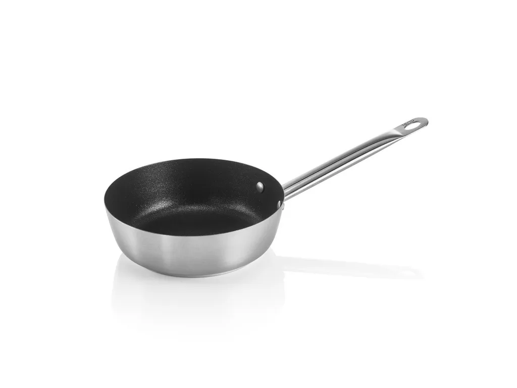 WAS GERMANY Sauteuse Cookware 21 with non-stick coating, Ø 20 cm 1.5 liters, chrome-nickel steel 18/10