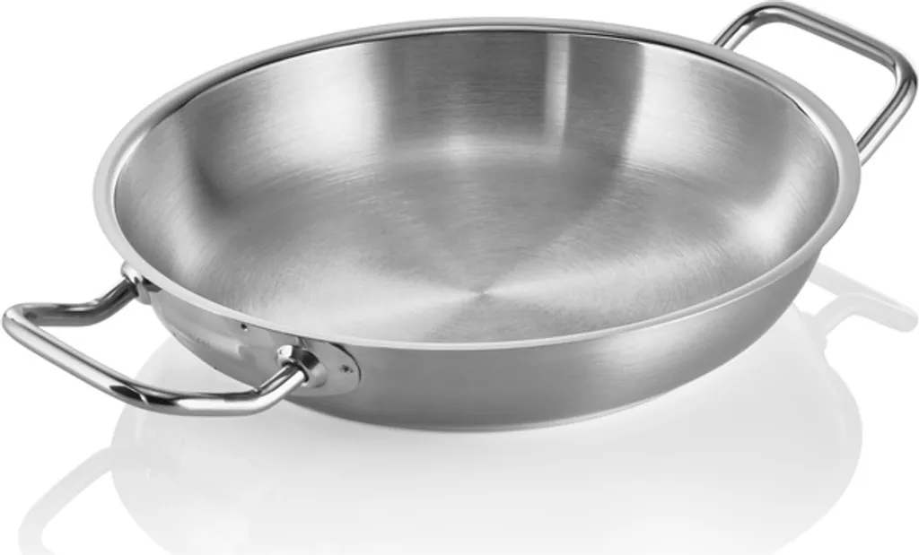 WAS GERMANY Sauteuse Cookware 21 with non-stick coating, Ø 24 cm, 2.25 liters, chrome-nickel steel 18/10