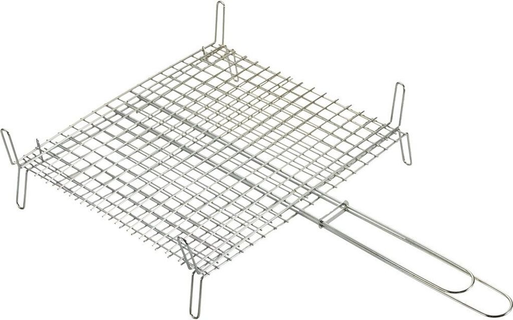Sauvic Reinforced Double Grill 35x40 cm Silver One Size