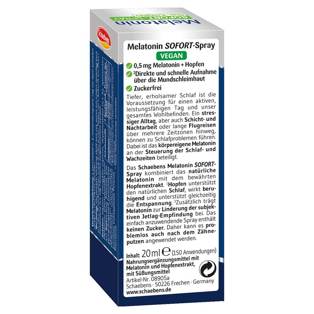 Schaebens MELATONIN SLEEP SPRAY 20 ml