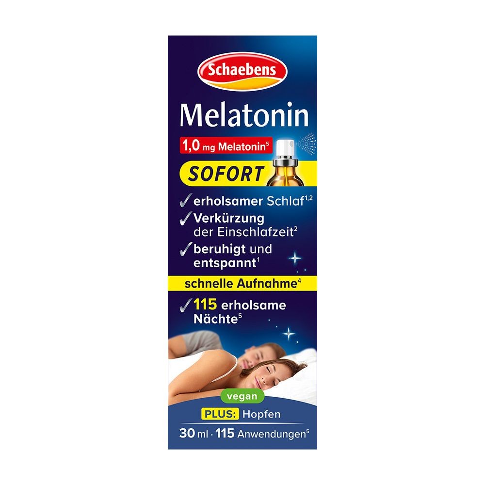 Schaebens Schaben melatonin immediate spray duo complex
